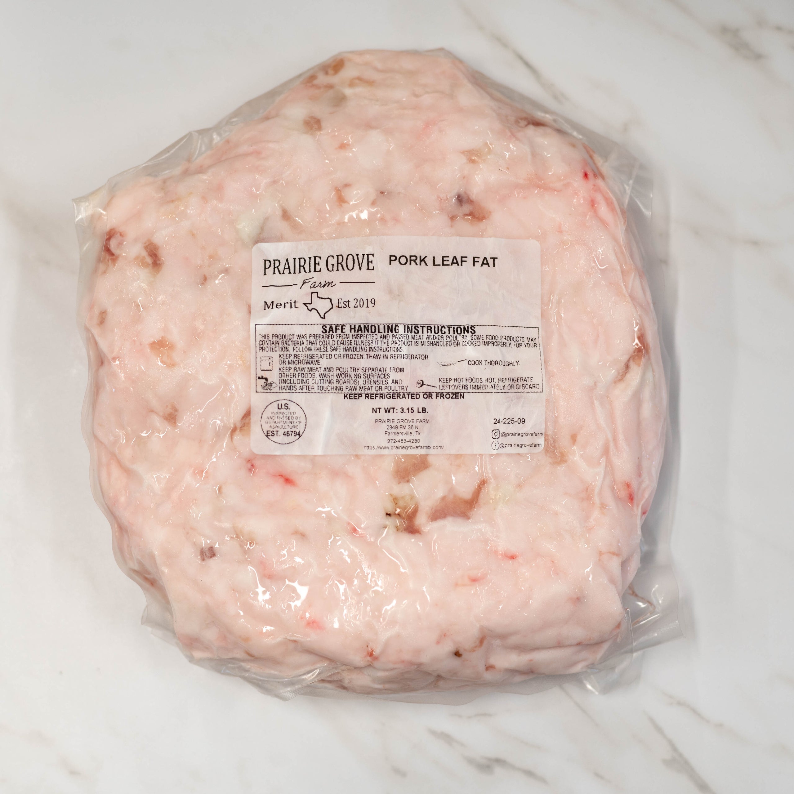 Prairie Grove Farm: Leaf Lard | Rockwall Co-Op