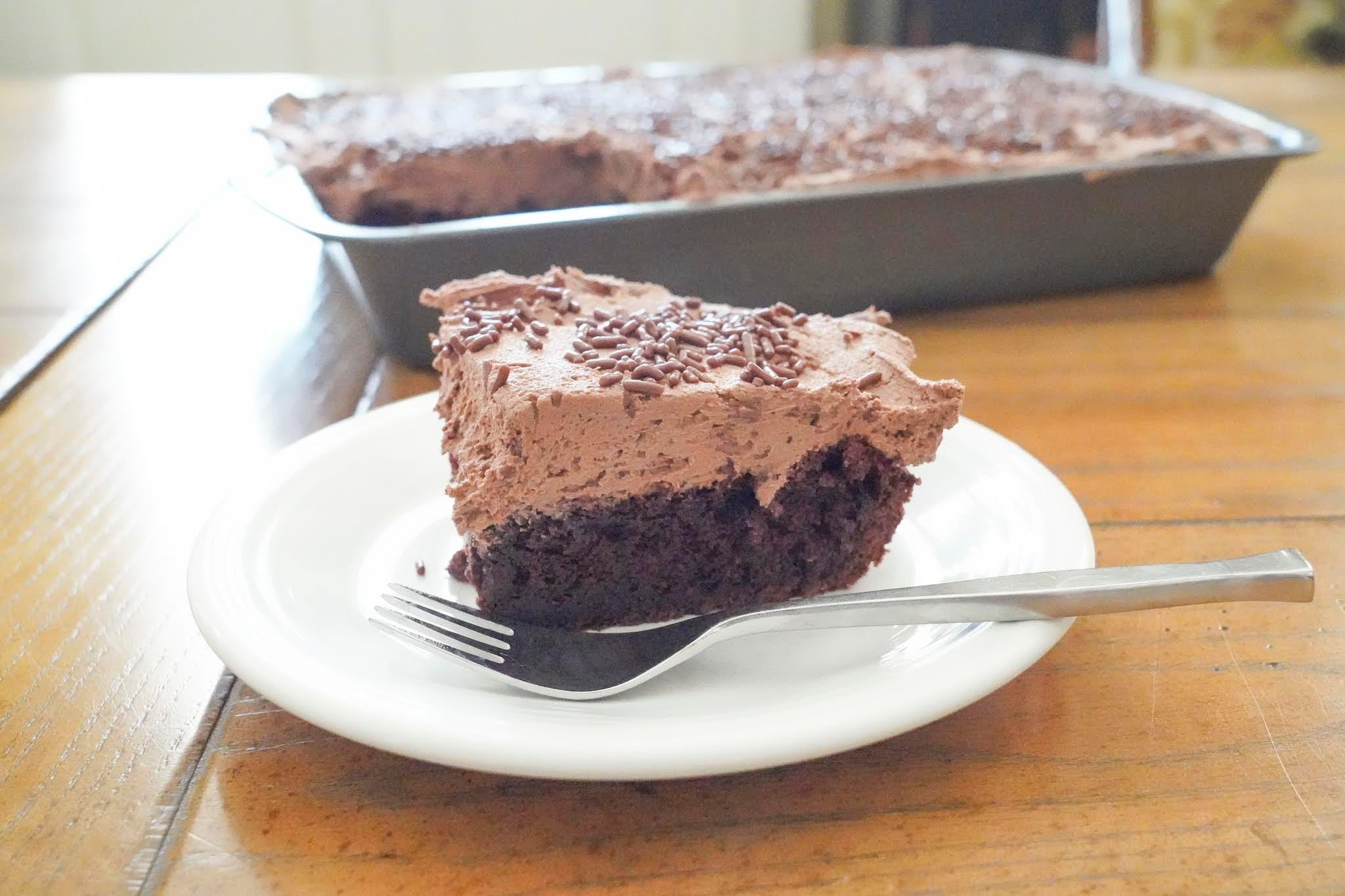 The Green House Bakery Chocolate Sheet Cake Rockwall CoOp